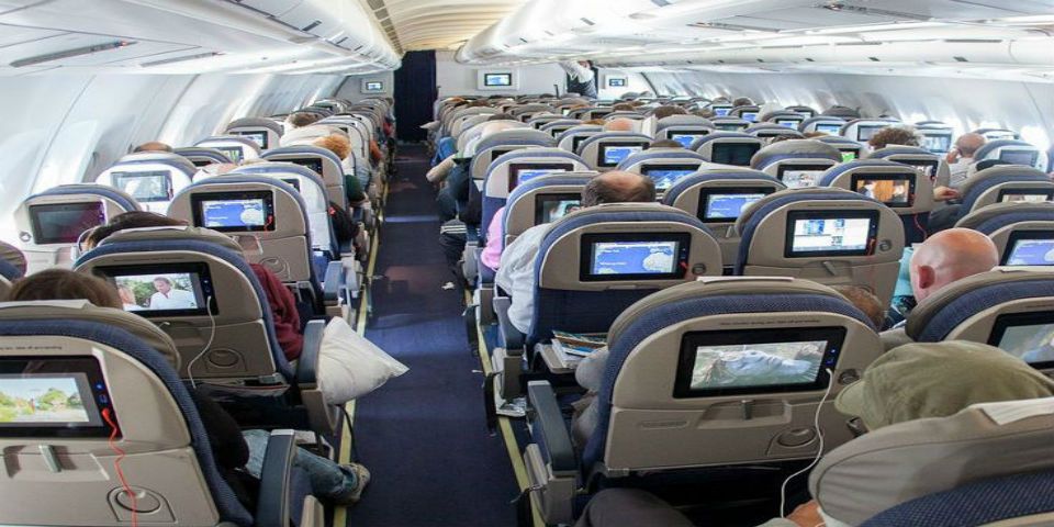 Los lugares más sucios en un avión Los lugares más sucios en un avión