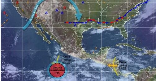 Se formará ciclón en el Pacífico en las próximas 48 horas