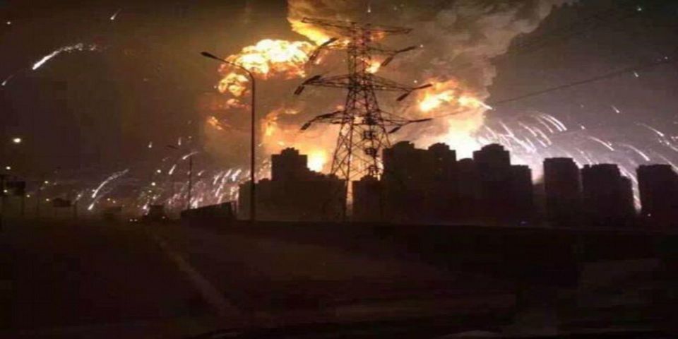 Las explosiones de Tianjin pudieron verse desde el espacio