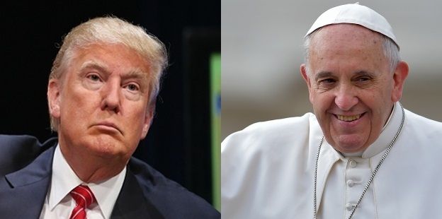El papa Francisco vs Donald Trump El papa Francisco vs Donald Trump