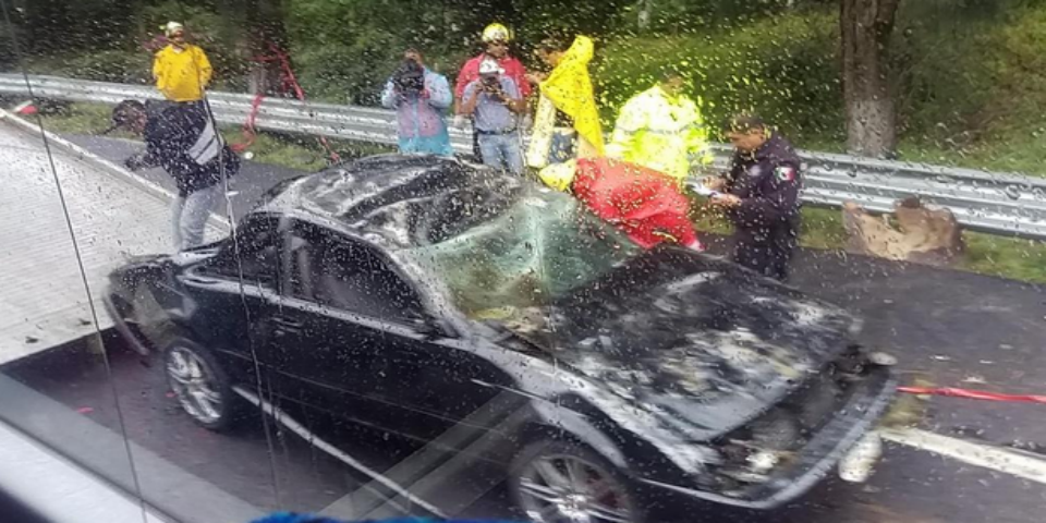 Muere joven en accidente en la México-Cuernavaca