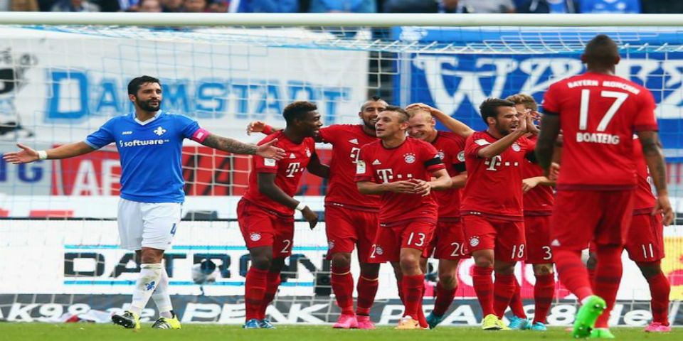Bayern vence al Darmstadt en la Bundesliga