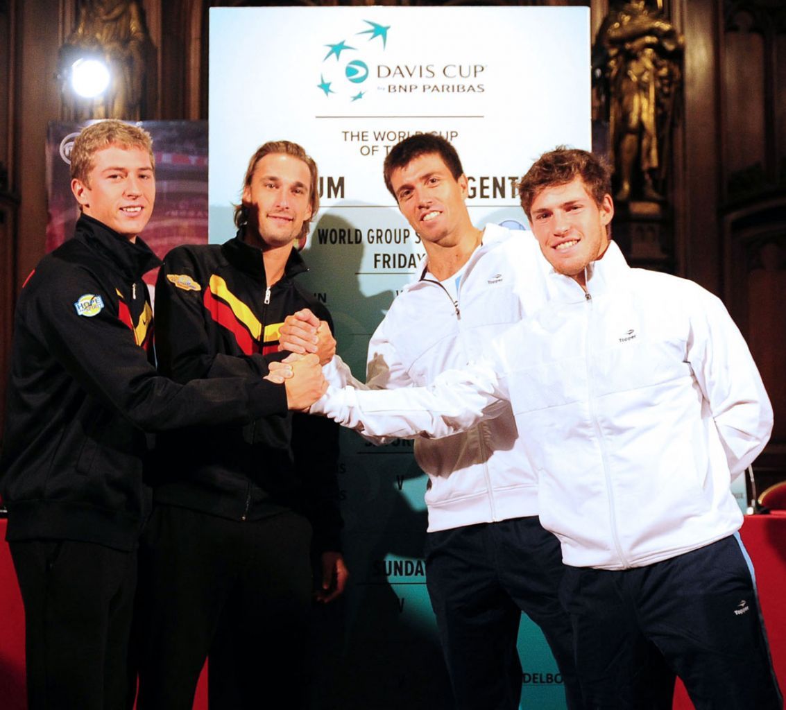 Dejan Argentina y Bélgica 1-1 la semifinal de Copa Davis