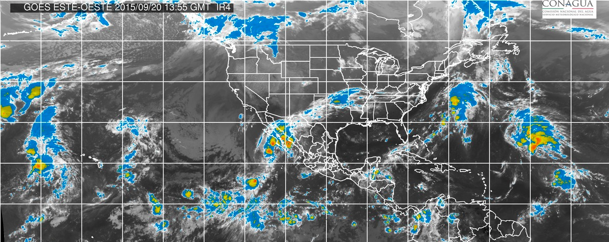 Pronostican lluvias en la mayor parte del país