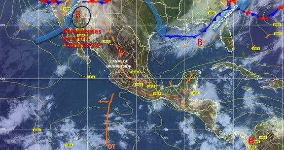 Se presentarán lluvias en noroeste y sureste del país: SMN