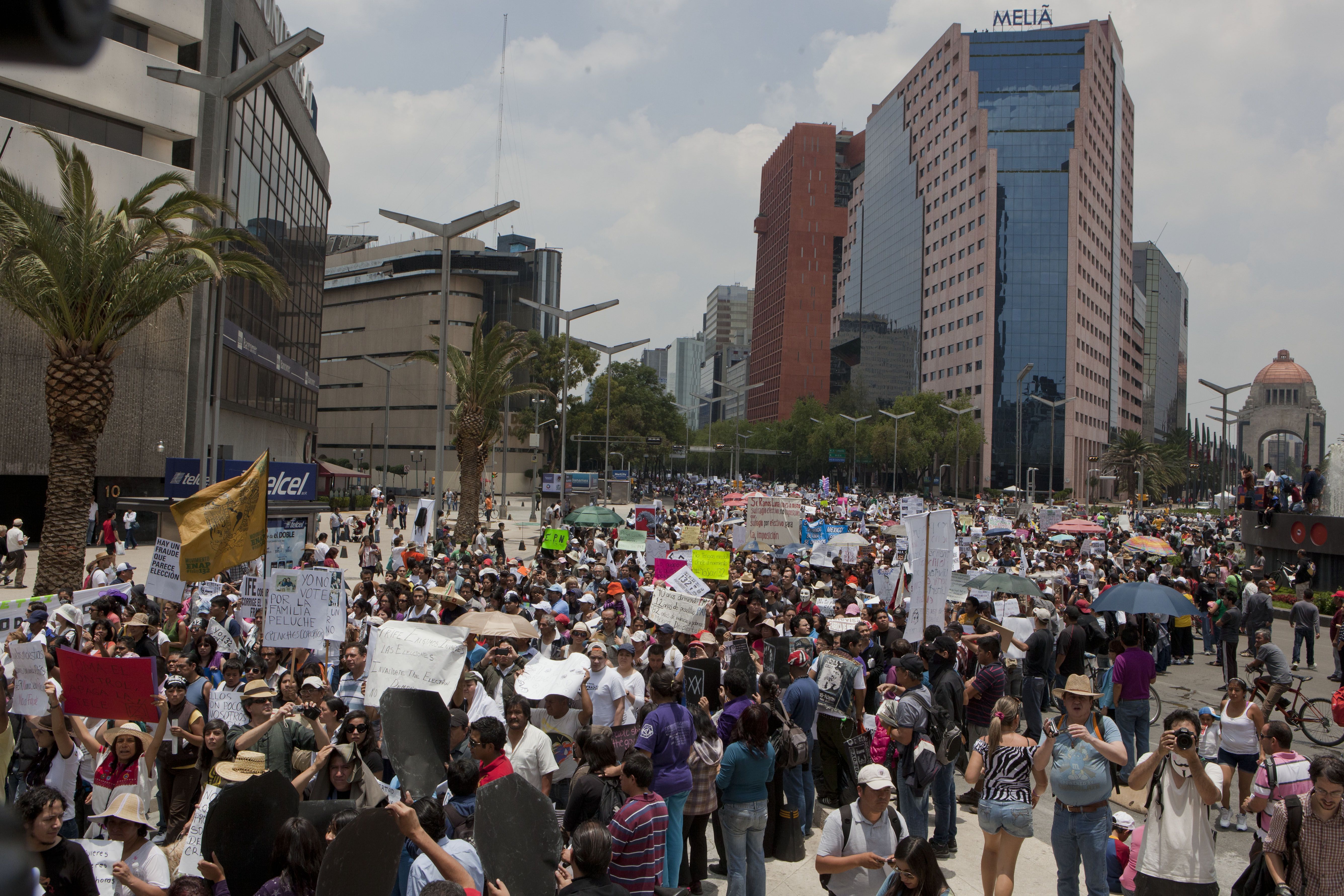 Prevén tres movilizaciones en el Distrito Federal