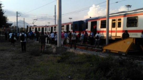 Descarrila el Metrorrey