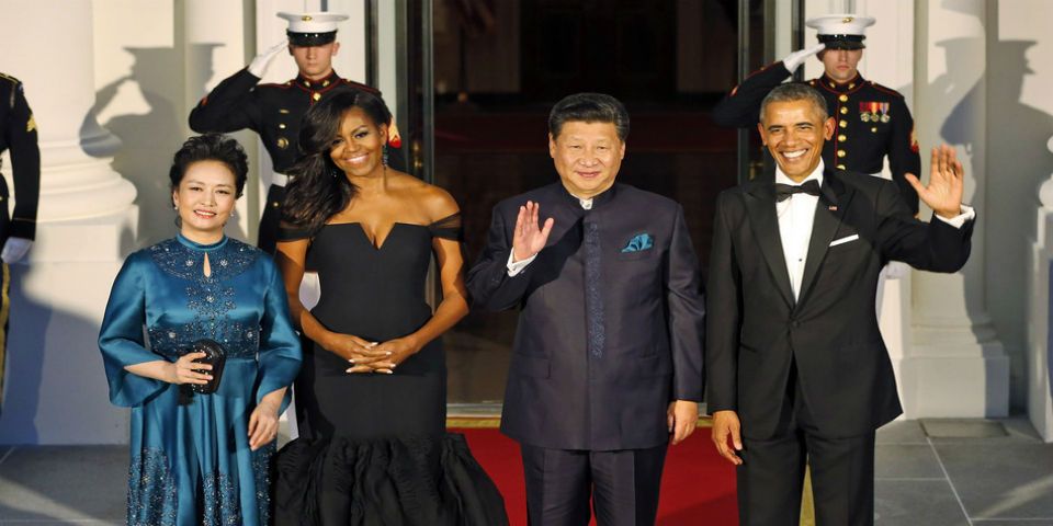 Los invitados en la cena que Obama ofreció al presidente de China