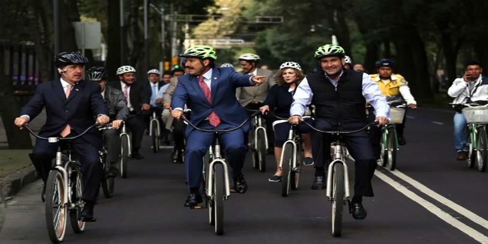 Rodada de legisladores en el Día Mundial Sin Auto