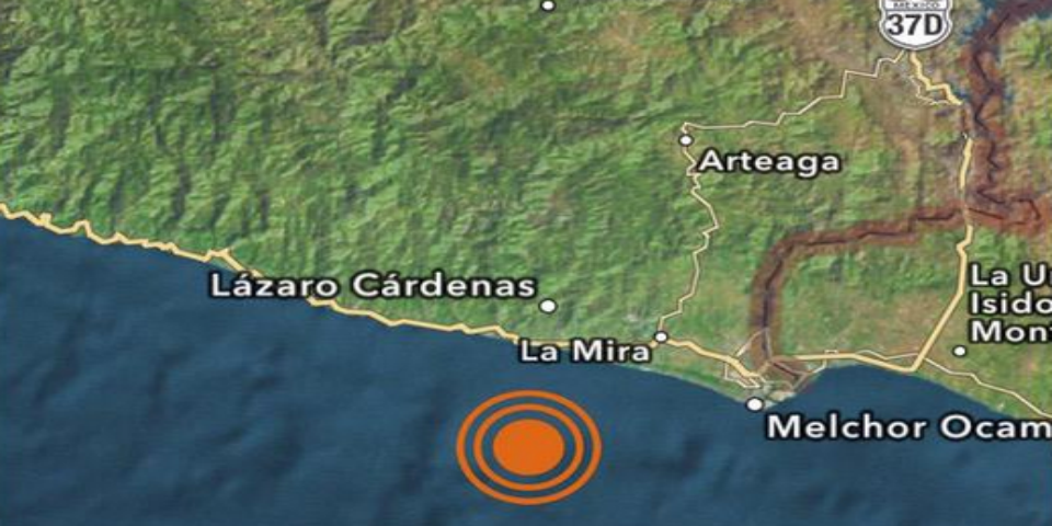 Sismo de 5.0 grados en Michoacán