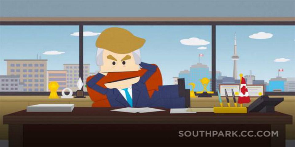 Hacen sátira de Donald Trump en South Park