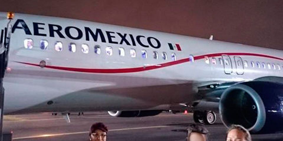 Amenaza de bomba retrasa despegue en AICM