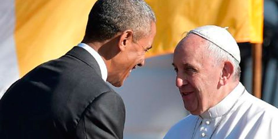 Papa Francisco y Barack Obama se reúnen en la Casa Blanca Papa Francisco y Barack Obama se reúnen en la Casa Blanca