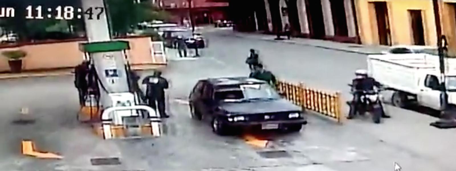 Video: asalto a una gasolinera de Oaxaca