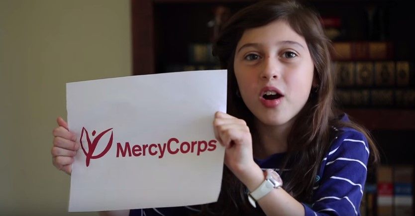 Inicia niña de 8 años campaña para ayudar a refugiados sirios