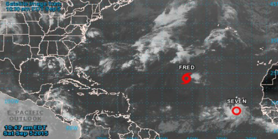 Se forma depresión tropical 7 en el Atlántico