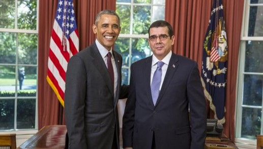 Embajador de Cuba entrega cartas credenciales a Obama