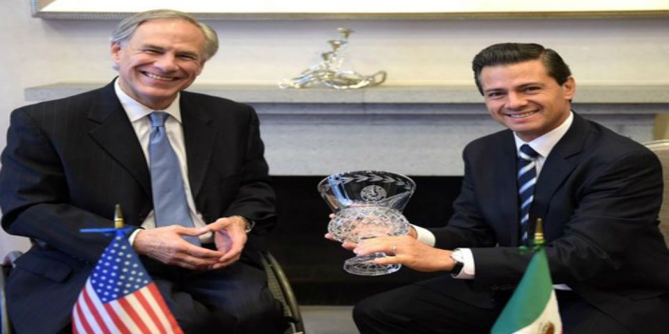 EPN recibe al gobernador de Texas