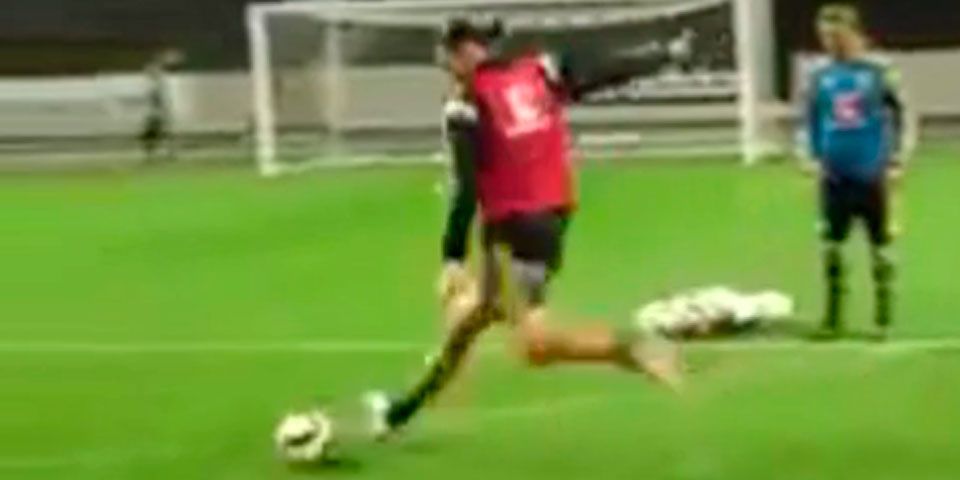 Video: golazo de Ibrahimovic en entrenamiento de Suecia