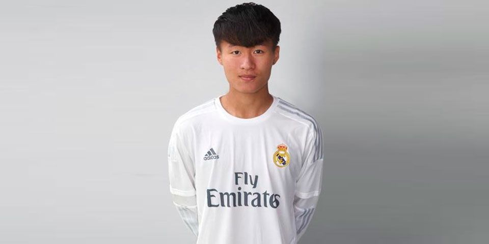 Lin Liangming, el primer jugador chino del Real Madrid Lin Liangming, el primer jugador chino del Real Madrid