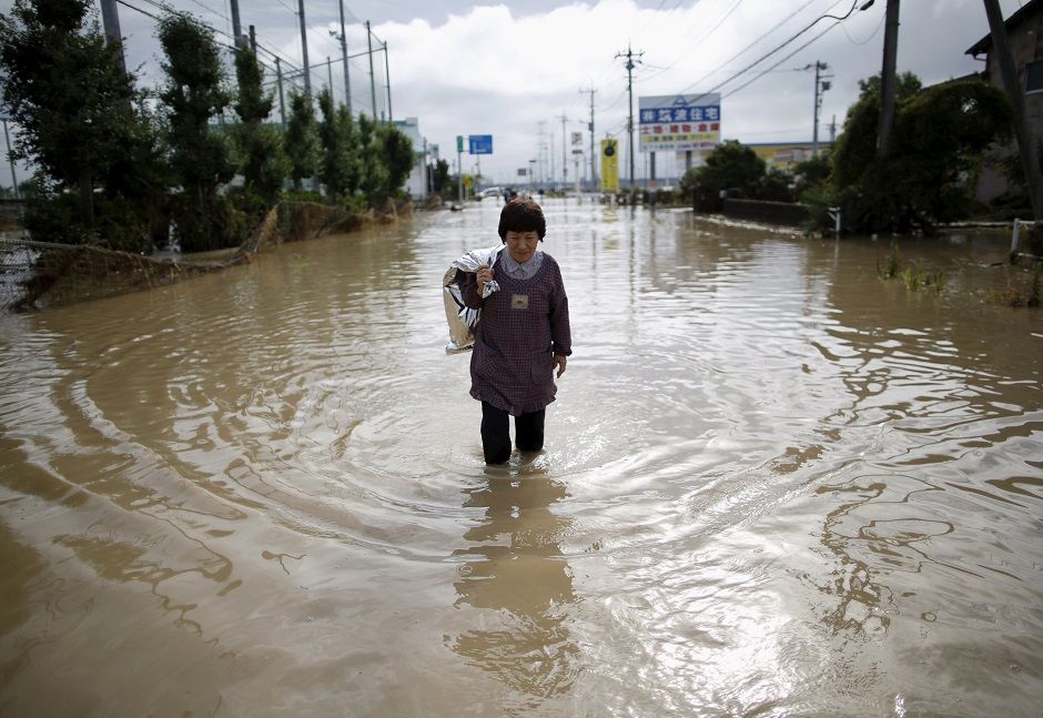 Continúa el rescate de personas por inundaciones en Japón Continúa el rescate de personas por inundaciones en Japón