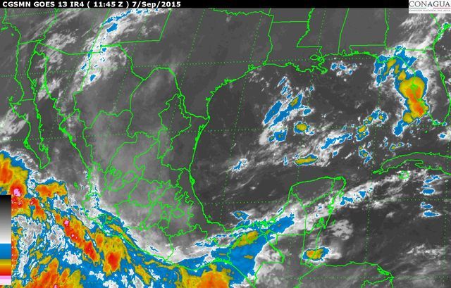 Huracán Linda provoca lluvias fuertes en varios estados del país