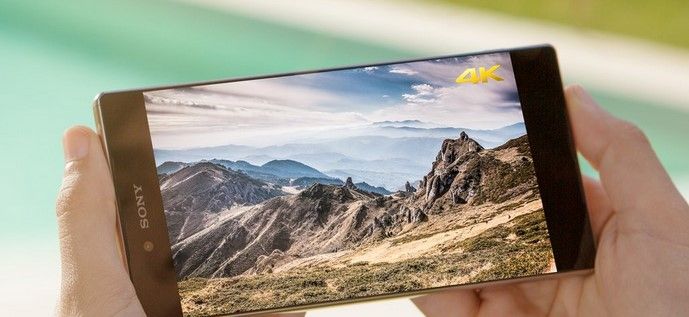 Sony presenta smartphone con pantalla 4K