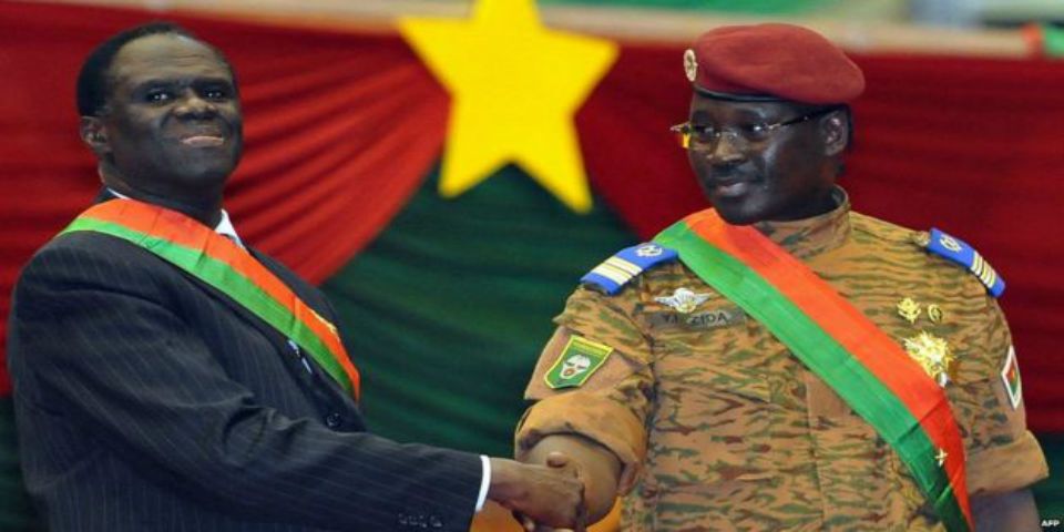 Detienen a presidente y primer ministro de Burkina Faso