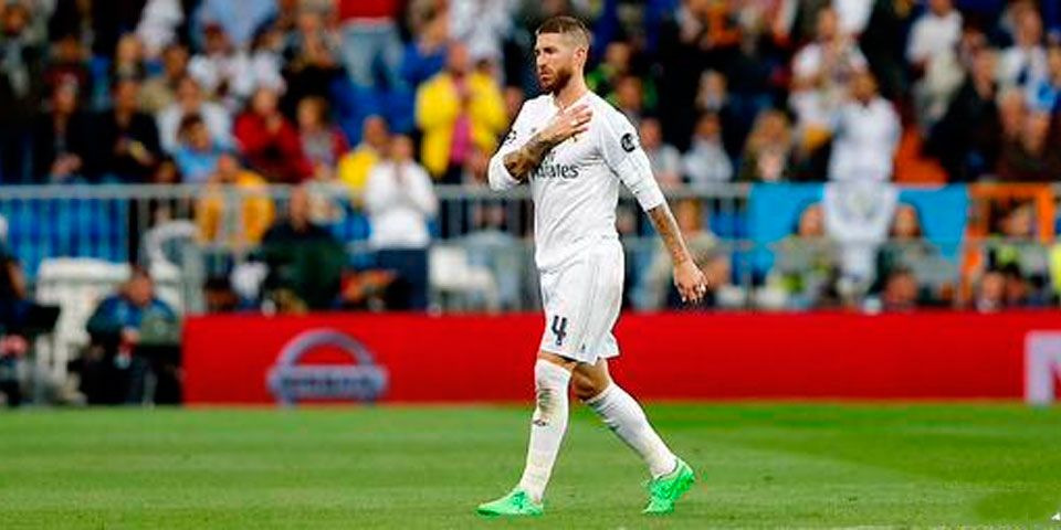 Sergio Ramos sufre luxación de hombro