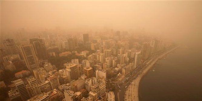Tormenta de arena en Líbano y Siria causa dos muertes