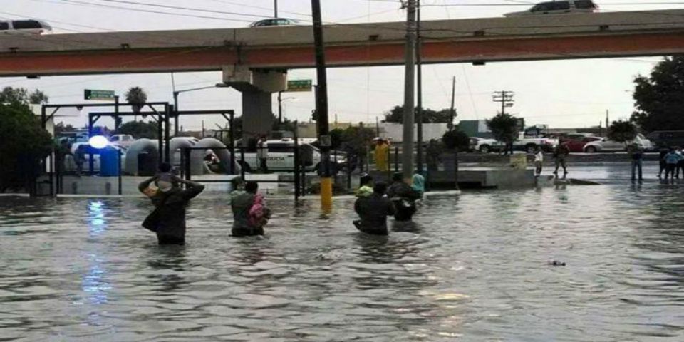 Tres muertos por intensa lluvia en Matamoros