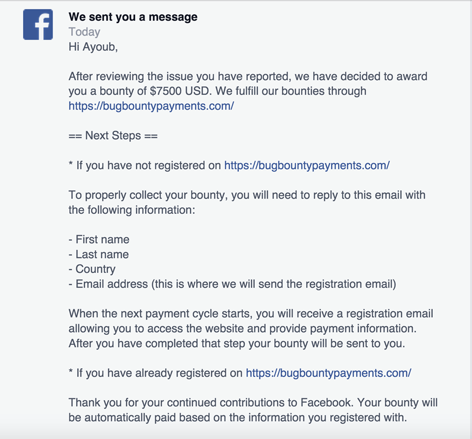 Facebook recompensa a usuario que detectó falla - 12079650_1507354282910854_8769749989248178114_n