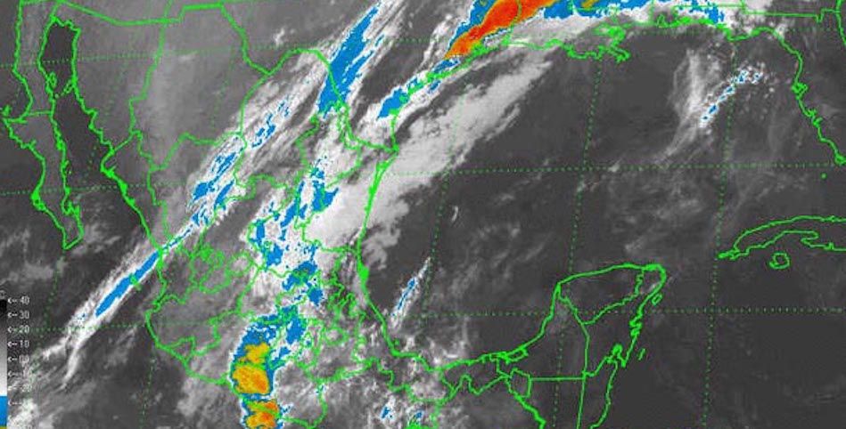 Pronostican lluvias en todo el país por frente frío 10