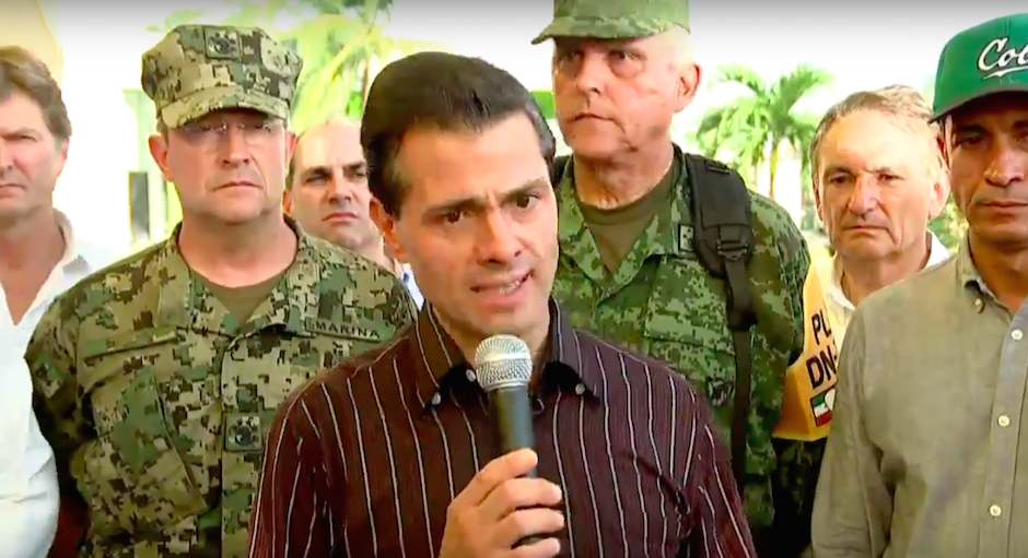 EPN levanta alerta preventiva en Colima, Jalisco y Nayarit