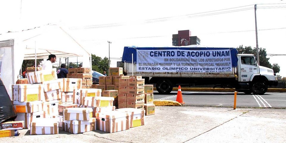 UNAM también abrirá centros de acopio por Huracán Patricia