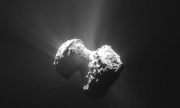 Encuentran oxígeno en el cometa 67P