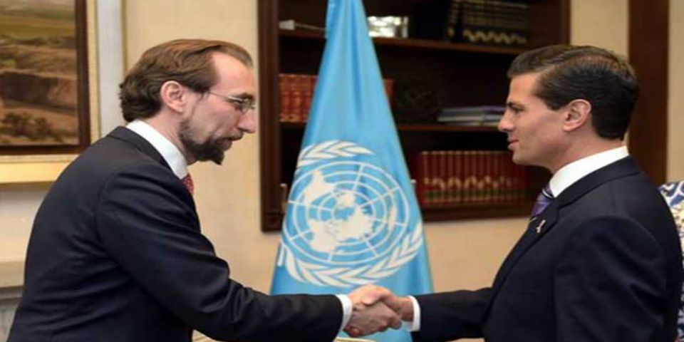 EPN recibe en Los Pinos al Alto Comisionado de la ONU