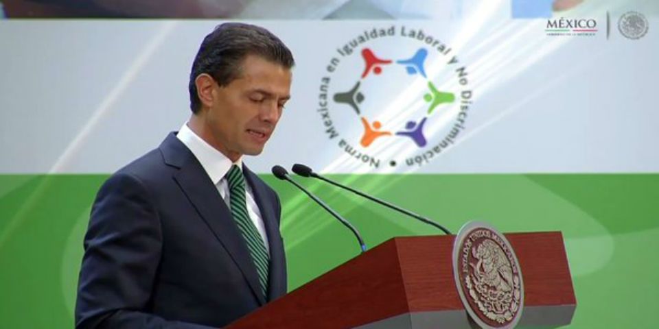 EPN llama hacer un frente para lograr una sociedad incluyente