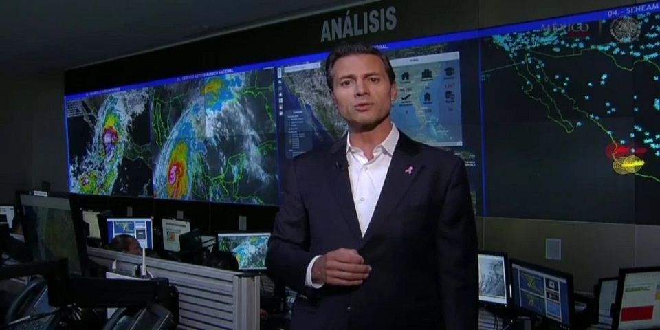 EPN confirma daños menores por Huracán Patricia