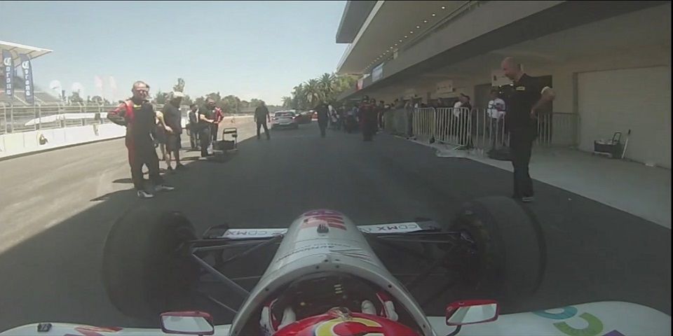 Graban recorrido del Gran Premio de México Graban recorrido del Gran Premio de México