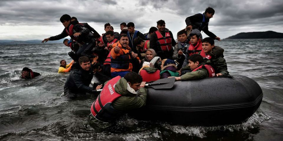 Condiciones climáticas redujeron el flujo de migrantes a Grecia Condiciones climáticas redujeron el flujo de migrantes a Grecia