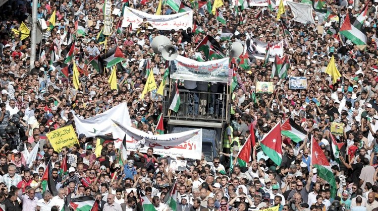 Jordania se une al “día de la ira” de Palestina