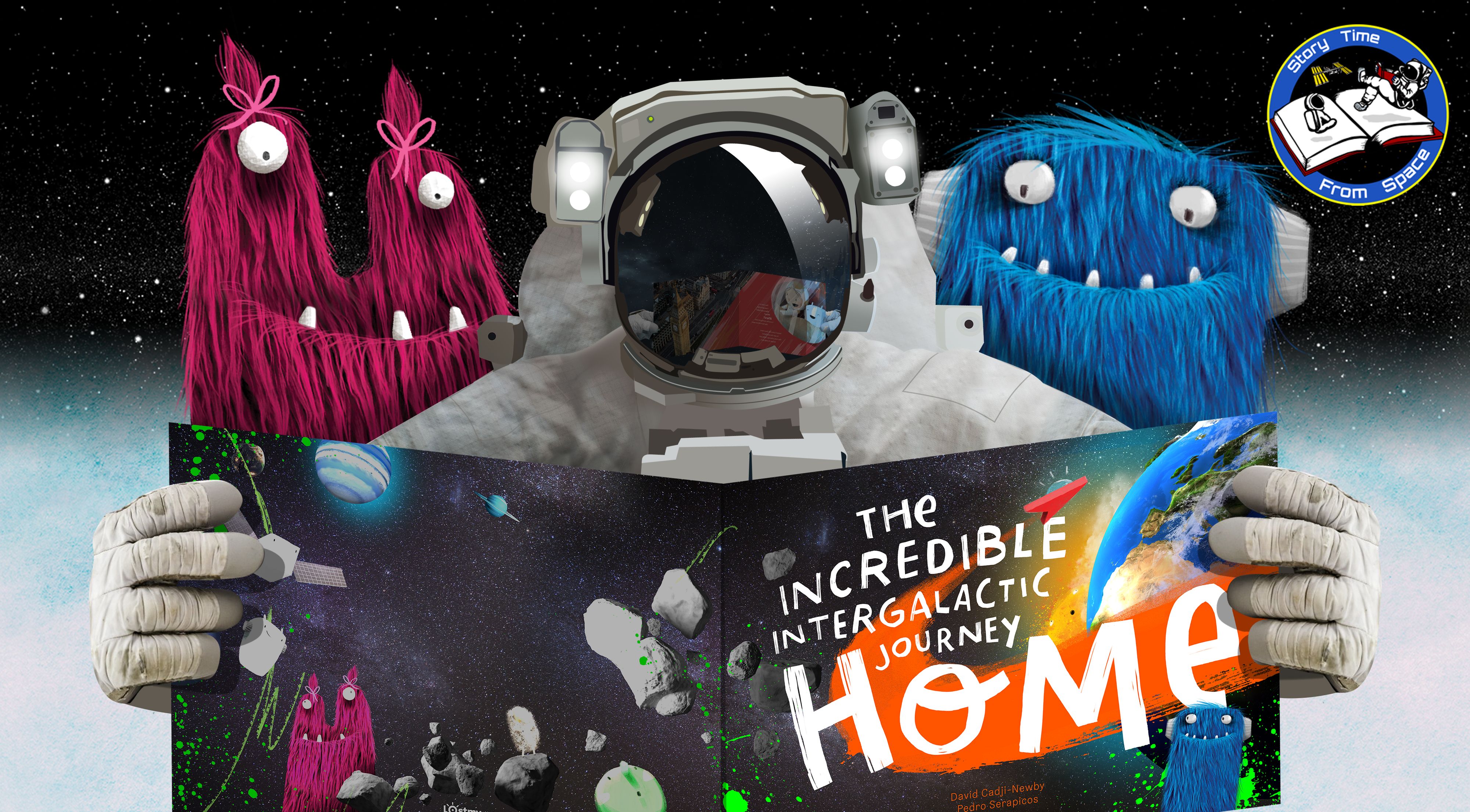 Astronautas leerán cuentos para niños desde el espacio