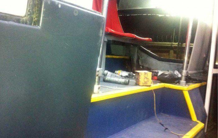 Explosión en cuatro camiones de la Línea 2 del Mexibús - Mexibus2