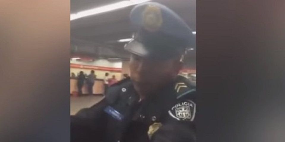 #Video: Policía le dice a usuario de metro ‘no soy su gato’