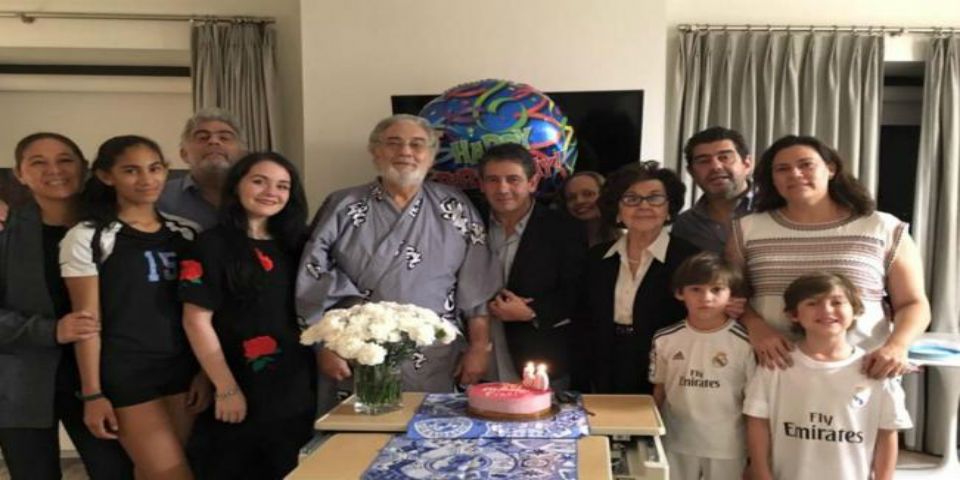 Reportan en buen estado de salud a Plácido Domingo