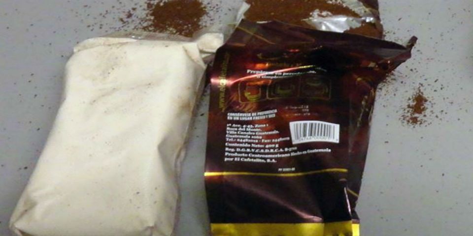 Contrabandistas esconden droga hasta en los alimentos