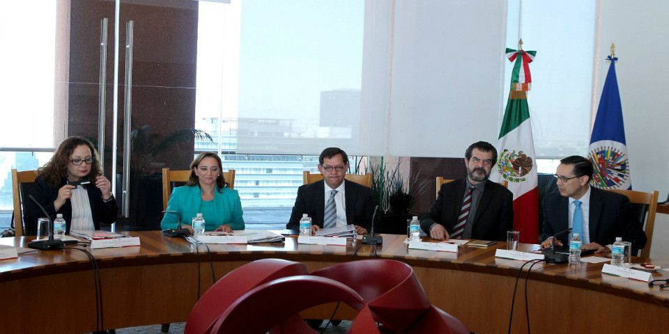 Se reúne Canciller con pleno de CIDH