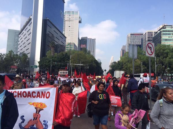 Se prevén manifestaciones en Reforma y Zócalo por antorchistas