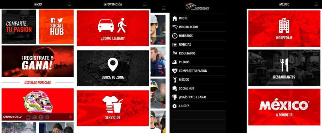 Jóvenes desarrollan aplicación oficial para el GP de México - aplicacion-autodromo-1024x425